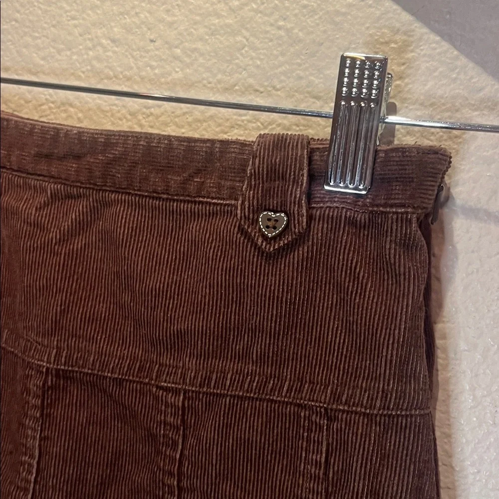 Gymboree Vintage Girl’s Tyrolean Lure brown corduroy Skirt Size 9